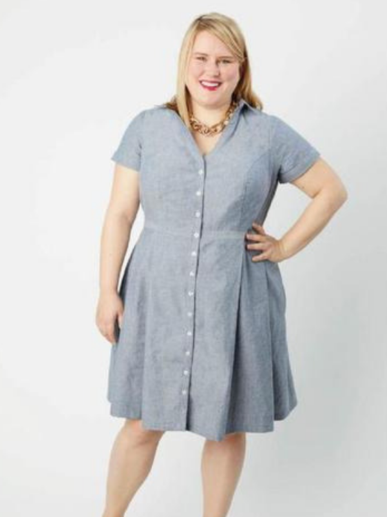 Cashmerette Lenox Shirt Dress Pattern