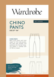 Wardrobe by Me, Chino Pants Pattern