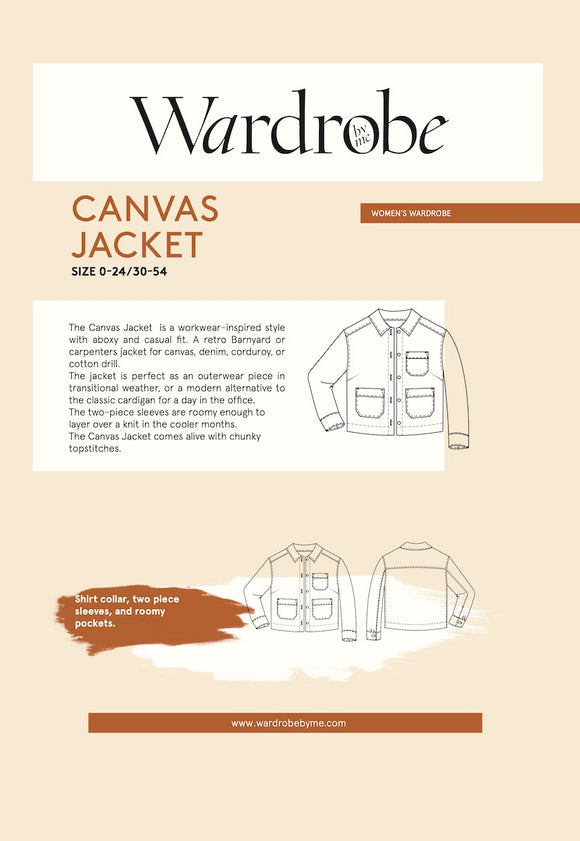 Wardrobe by Me, Canvas Jacket Pattern