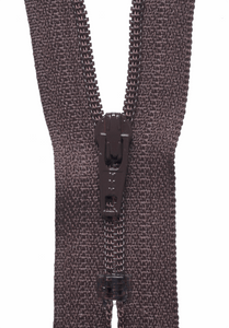 Zip 56cm/22" (Standard Dress & Skirt) Col 570 Brown