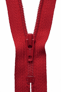 Nylon Dress & Skirt Zip 41cm/16" Col 519 Red