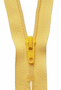 Zip 56cm/22" (Standard Dress & Skirt) Col 001 Yellow Gold