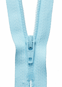 Zip 56cm/22" (Standard Dress & Skirt) Col 026 Light Blue