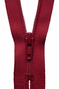 Zip 56cm/22" (Standard Dress & Skirt) Col 520 Scarlet Berry