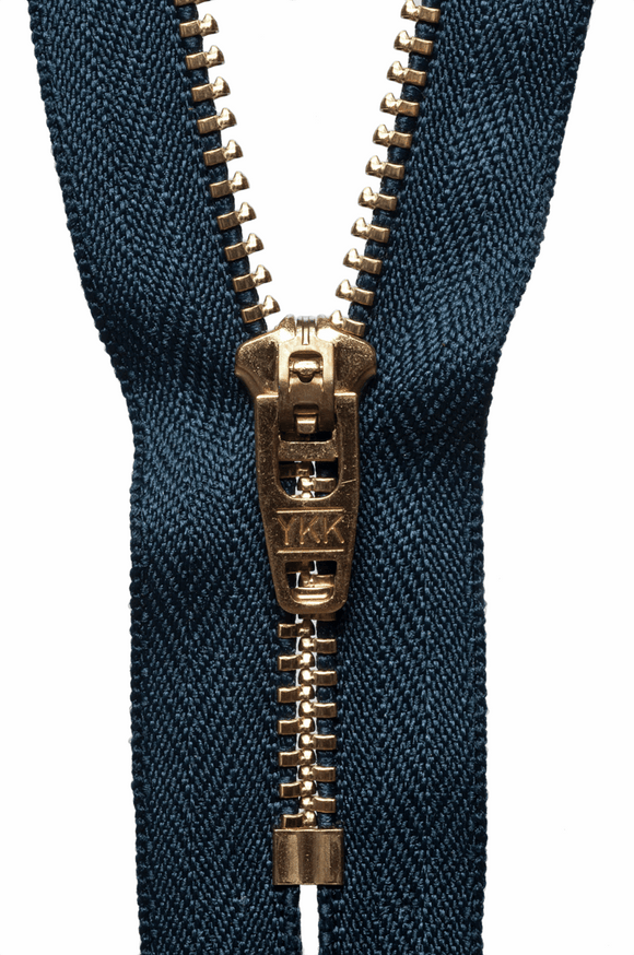 Brass Jeans Zip 20cm/8
