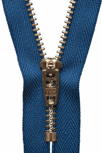 Brass Jeans Zip 13cm/5" Col 039 Royal Blue