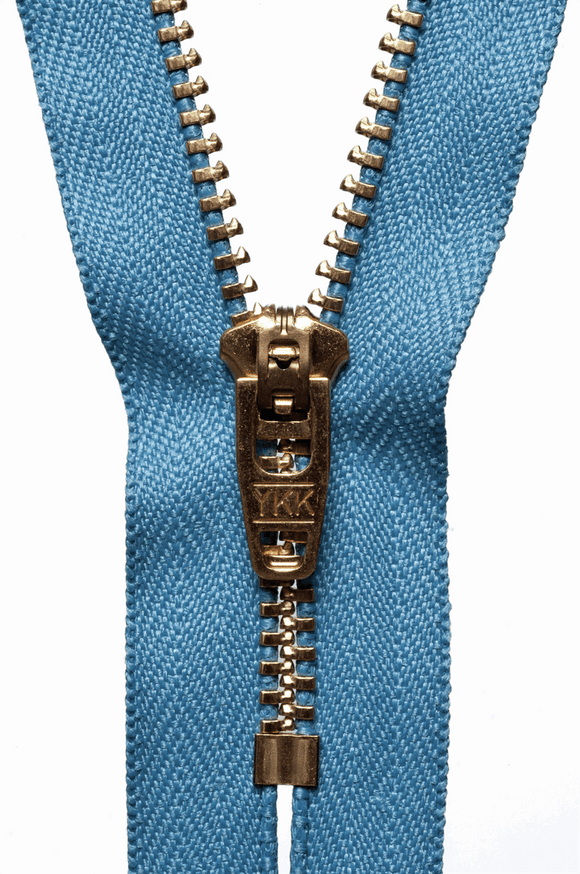 Brass Jeans Zip 18cm/7