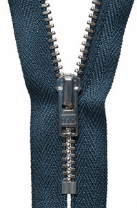 Metal Trouser Zip 20cm/8" Col 560 Navy