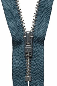 Metal Trouser Zip 15cm/6" Col 579 Charcoal