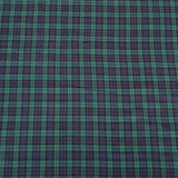 Brushed Cotton Check in Green/Blue Tartan