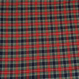 Brushed Cotton Check in Green/Red Tartan