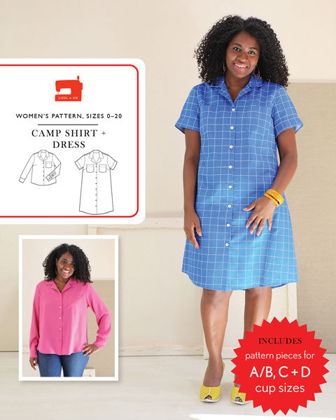 Liesl & Co Camp Shirt & Dress Pattern
