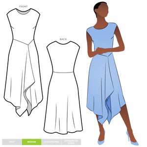 Style ARC Elley Designer Knit Dress Pattern Size 18-30