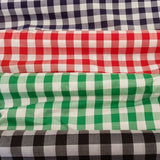 Gingham 1" 100% Cotton Blend In Green (110cm wide)