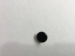 Button 12mm Round Black