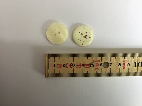 Button 23mm Round Double Sided