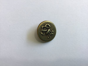 Button 20mm Brass Metal