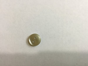 Button 11mm Round  Ecru