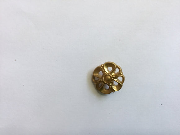 Button 25mm with Swirl in Gold