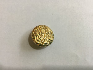 Button 22mm Round Gold