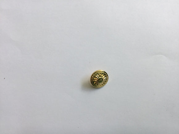 Button 18mm Sun Gold