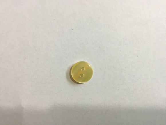 Button 12mm Round Yellow