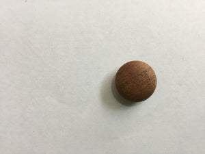 Button 20mm Round Wooden