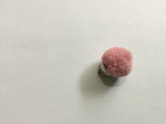 Button 20mm Pom Pom Pink