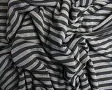 Jersey in Black/Grey Stripe (PE)