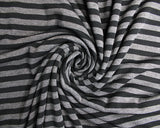 Jersey in Black/Grey Stripe (PE)