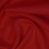 Linen in Plain Dark Red (Washed)