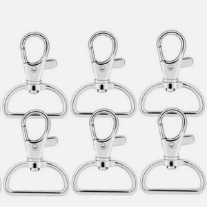 Lobster Swivel Clips 25mm Nickel