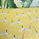 Cotton Dalmations that Party on Yellow