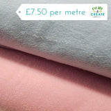 Fleece (Polar) in Plain Baby Pink