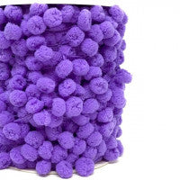 Pom Pom Trim 15mm in Lilac